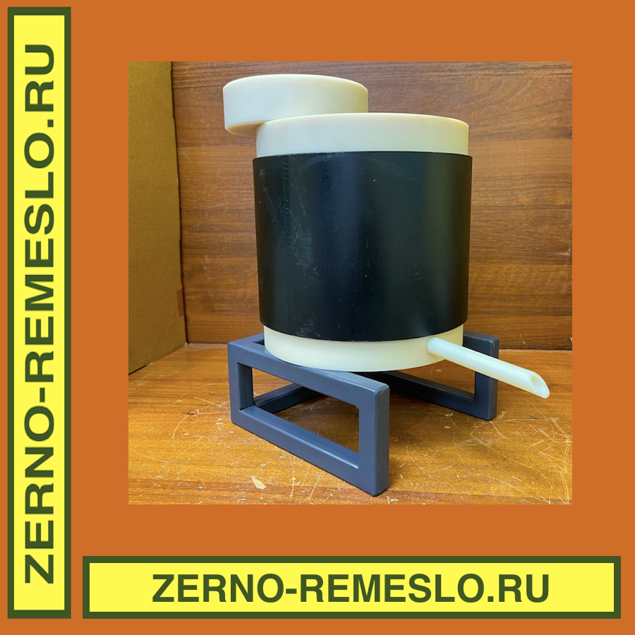 Выпрессовочное устройство для бочонка (бочки) холодного отжима сыродавленного масла WORKER-OIL device